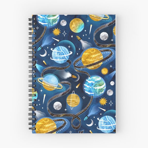 Item preview, Highway to Intergalactic Adventures - Navy Blue & Mustard Yellow designed and sold by TigaTiga.