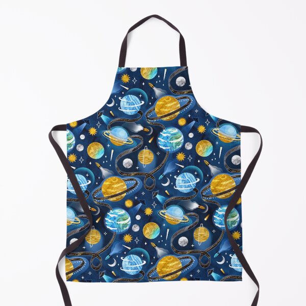 Item preview, Highway to Intergalactic Adventures - Navy Blue & Mustard Yellow designed and sold by TigaTiga.