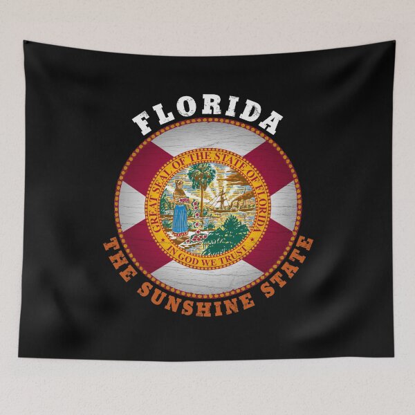 Item preview, FLORIDA CONSTITUTION STATE FLAG designed and sold by Madjack Tees Kiwi SuperStore.