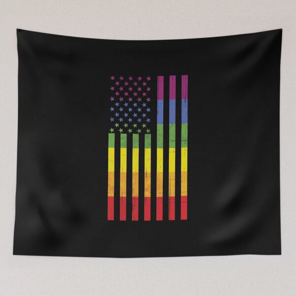 Item preview, American and Pride Flag designed and sold by TeesbyGinyard.