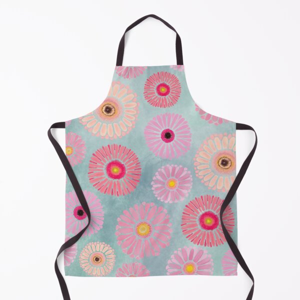 Item preview, Tender pink gerbera daisies with bluish background designed and sold by Pragonette.