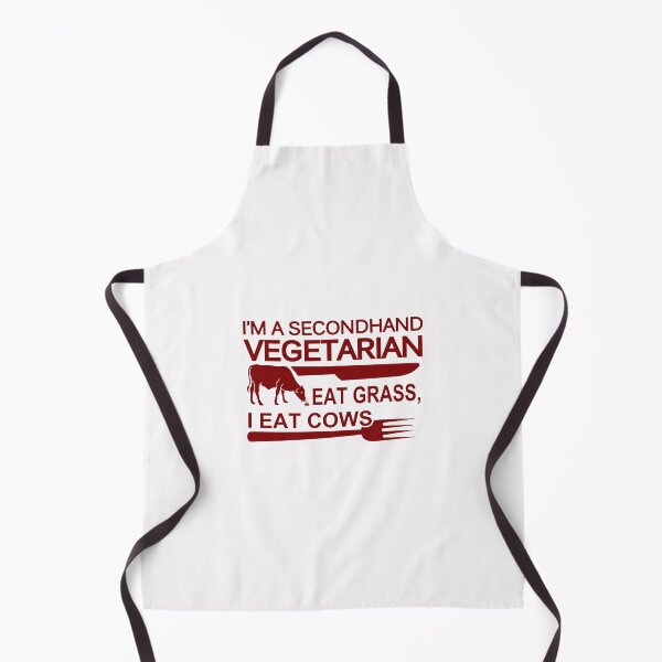 Item preview, Second Hand Vegetarian; designed and sold by StickerApe.