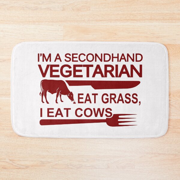 Item preview, Second Hand Vegetarian; designed and sold by StickerApe.