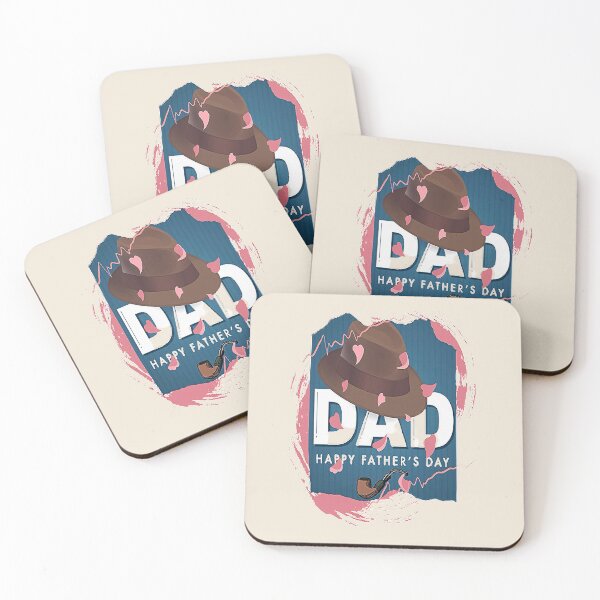 Item preview, Happy Fathers Day Dad, Best Buddy Dad, Best Mentor Dad, Super Stepdad Fathers Day designed and sold by Adri Barnard.