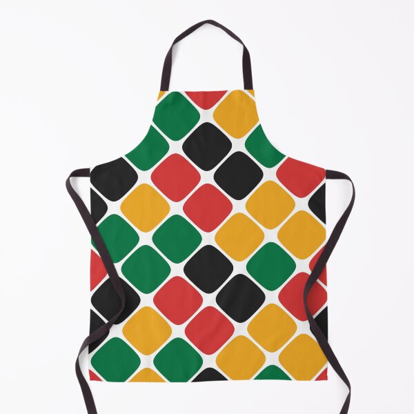 Item preview, Diagonal Squircle Pattern (Rasta Colours) designed and sold by John Uttley.