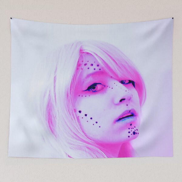 Item preview, Alien Girl Vaporwave designed and sold by glitchhub.