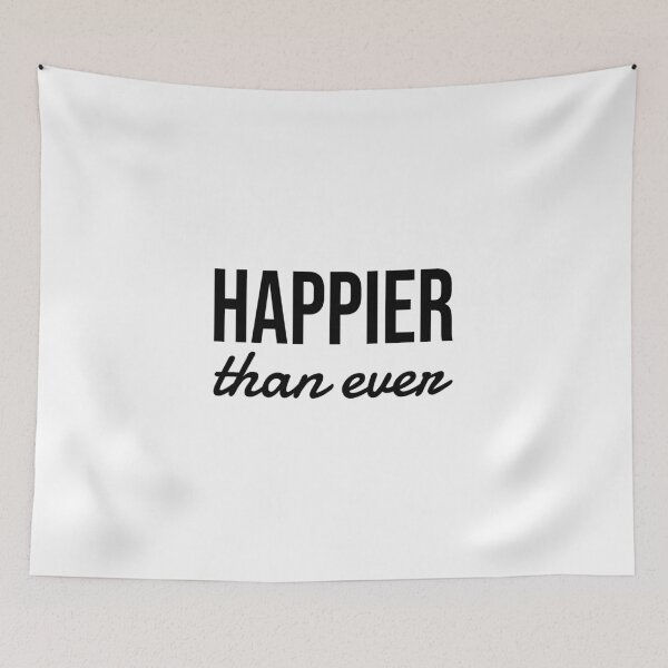 Item preview, Happier than ever, Happy quotes, Enjoy, Moment designed and sold by cyhdesign.