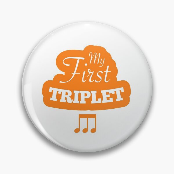 Item preview, My First Triplet - Baby Drummer Musician designed and sold by Kendall Anderson.