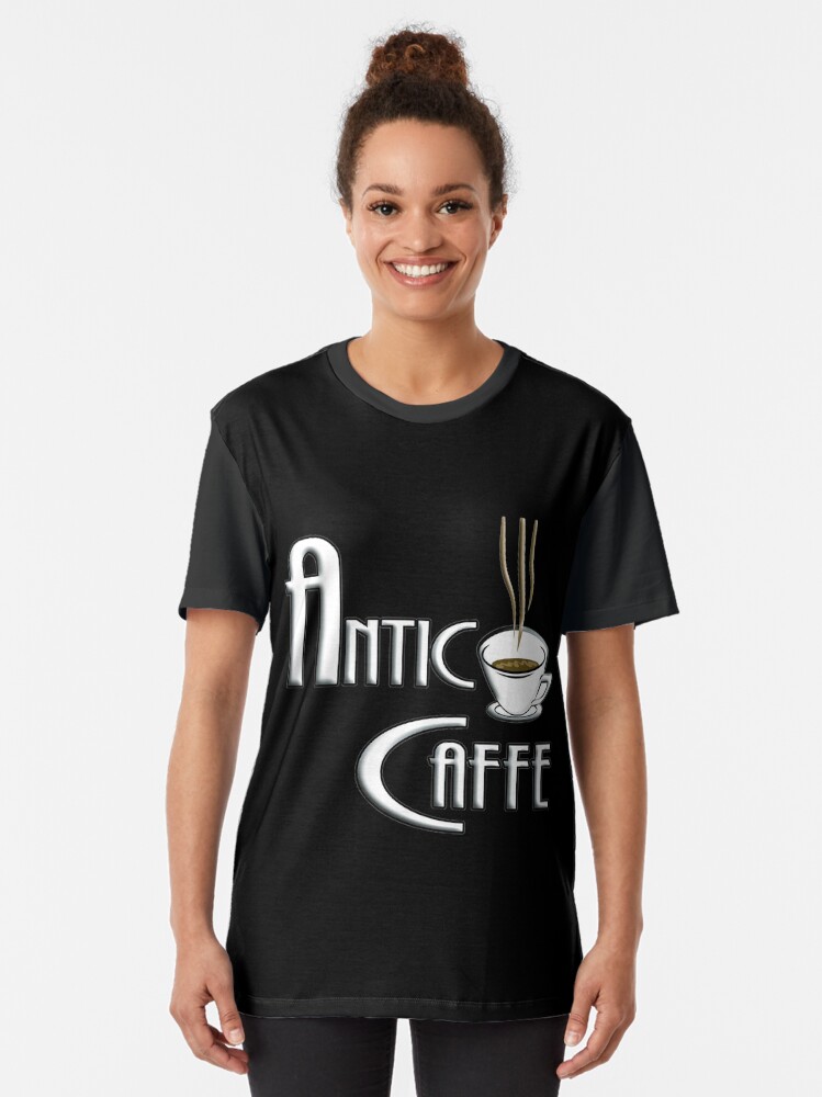 Alternate view of Antico Caffe Graphic T-Shirt