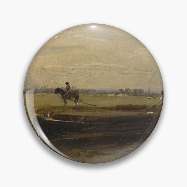 Item preview, Barge below Flatford Millalso known as Flatford Lock - John Constable Oil Painting designed and sold by Vintage Designs +.