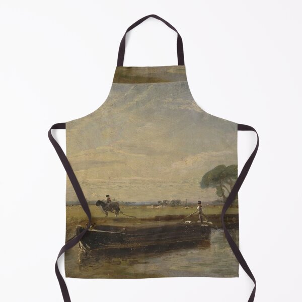 Item preview, Barge below Flatford Millalso known as Flatford Lock - John Constable Oil Painting designed and sold by Vintage Designs +.