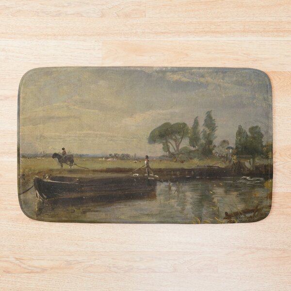 Item preview, Barge below Flatford Millalso known as Flatford Lock - John Constable Oil Painting designed and sold by Vintage Designs +.