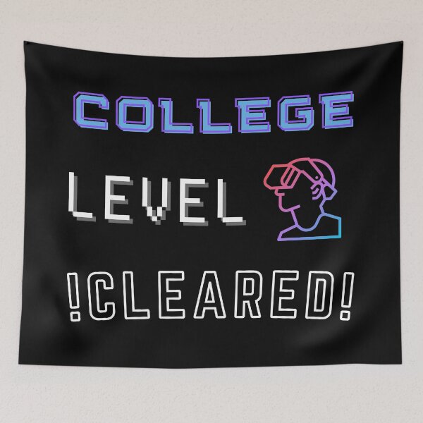 Item preview, College Level Cleared New High Score - College Level Completed designed and sold by For the love of Pixels.