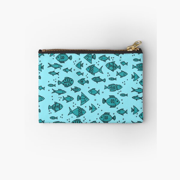 Item preview, Teal Shoal of Fish designed and sold by Pentanglement.