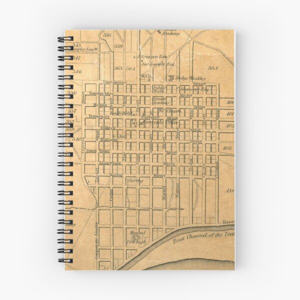Item preview, Vintage Map of Florence Alabama (1840) designed and sold by BravuraMedia.