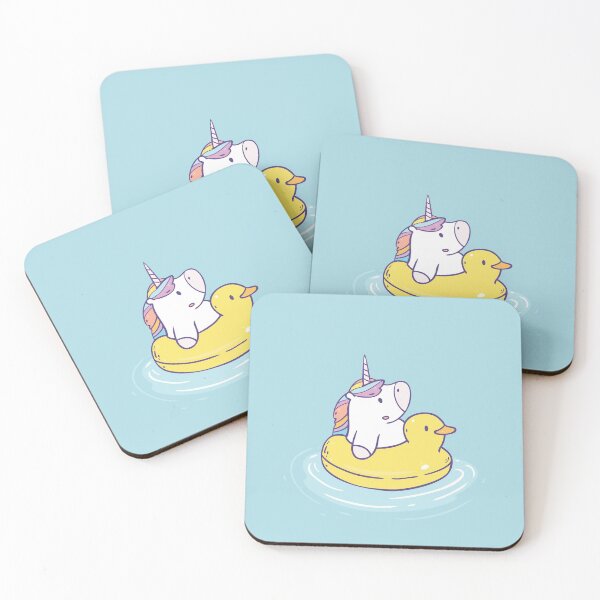 Item preview, Unicorn in inflatable ring Duck designed and sold by Olya Yatsenko.