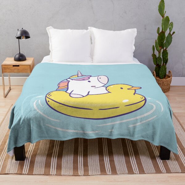 Item preview, Unicorn in inflatable ring Duck designed and sold by Olya Yatsenko.