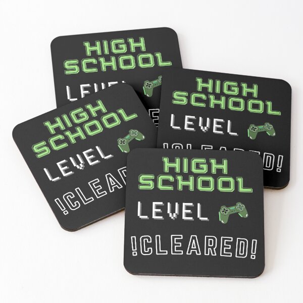 Item preview, High School Level Cleared New High Score - High School Level Completed designed and sold by For the love of Pixels.