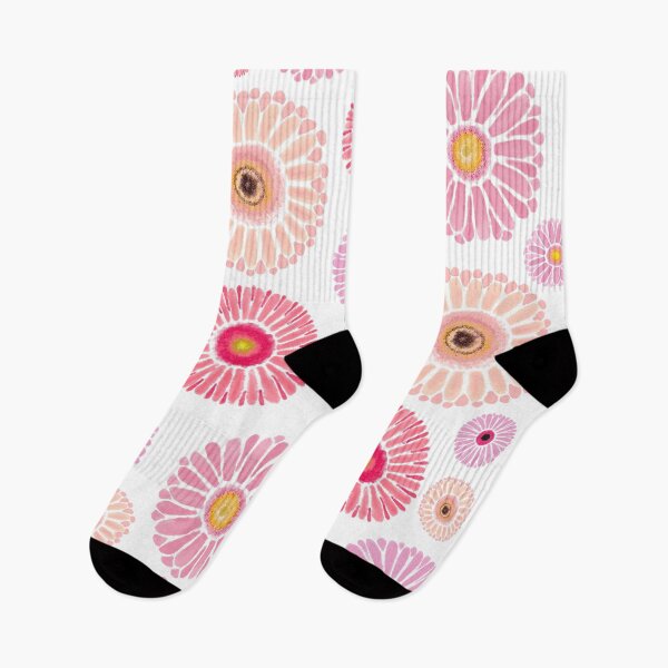 Item preview, Vivid pink gerbera daisies colourful blooming flowers designed and sold by Pragonette.