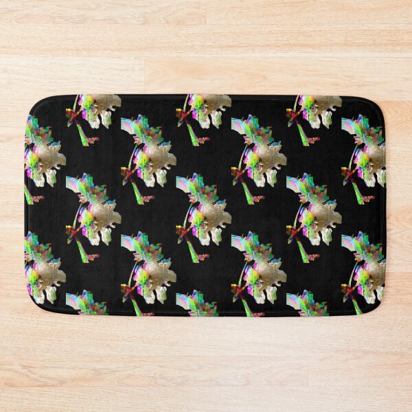 Item preview, Floral glitch effect (blacked out) designed and sold by ColeenMx.