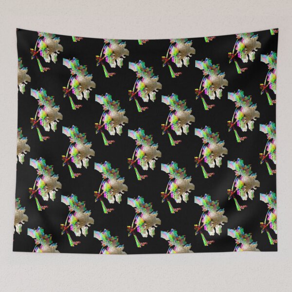 Item preview, Floral glitch effect (blacked out) designed and sold by ColeenMx.