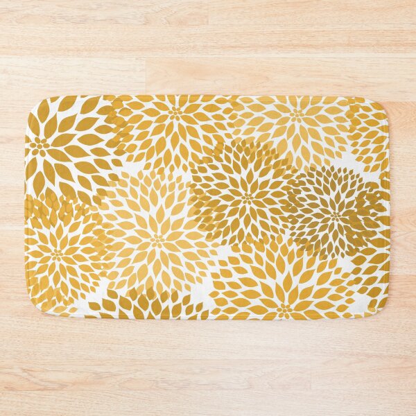 Item preview, Dahlia Floral - Ocher designed and sold by Shelley Winters.