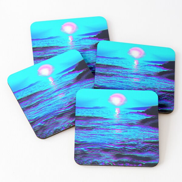 Item preview, Alien Planet Vaporwave Glitch Art designed and sold by glitchhub.
