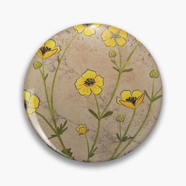 Item preview, Buttercups with Scroll. designed and sold by Lizbizart.