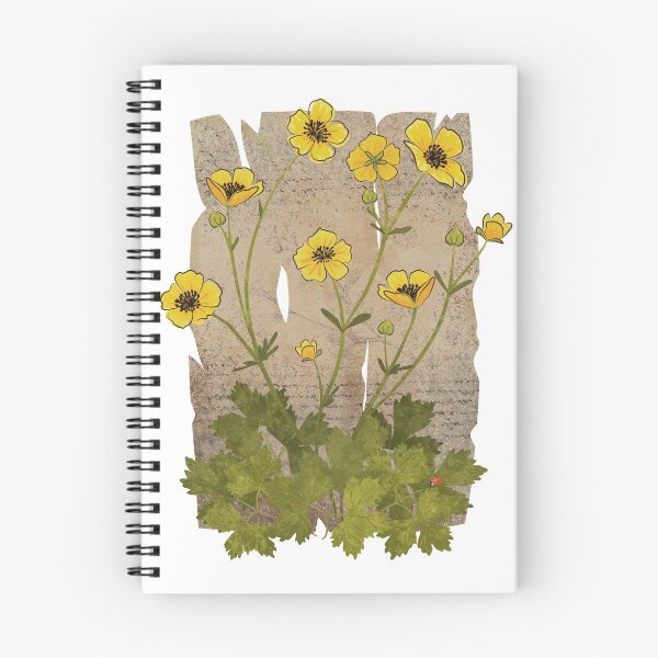 Item preview, Buttercups with Scroll. designed and sold by Lizbizart.