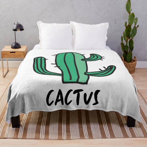 Item preview, Cactus. Line drawing, green, handwritten text. Funny, slang. designed and sold by JellyBeenzz.
