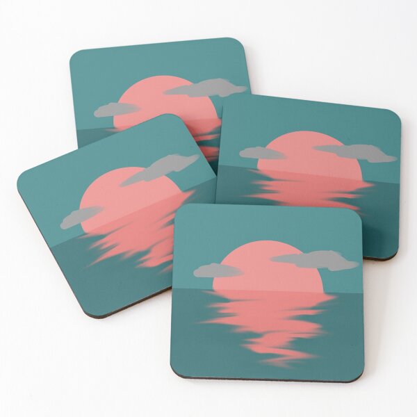 Item preview, Minimalistic ocean sunset Me digital 2021 designed and sold by taherismail.