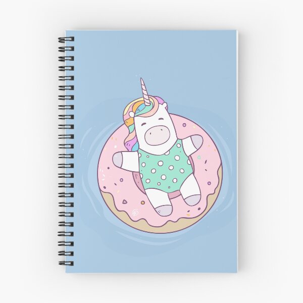 Item preview, Unicorn relaxing  in Donut inflatable ring  designed and sold by Olya Yatsenko.
