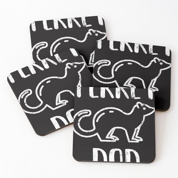Item preview, Gift for Ferret Dad Vintage designed and sold by JuliaKaminu.