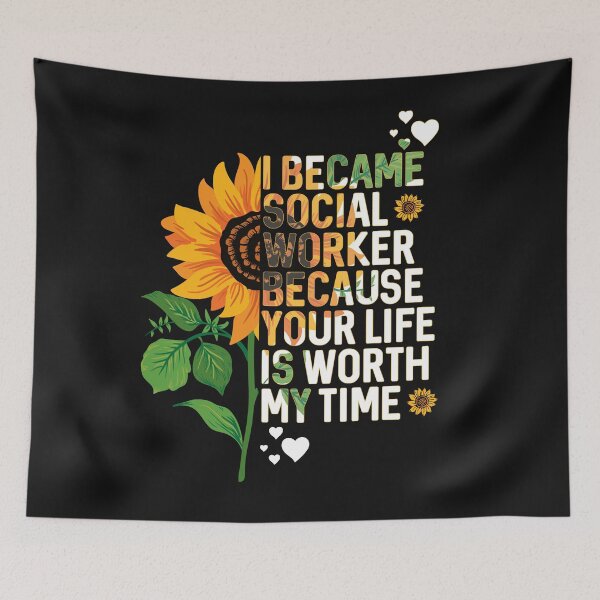 Item preview, Love Social Worker Hero - Charitable Social Work Matter designed and sold by thomash2.