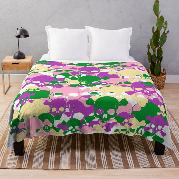 Item preview, Pink and Purple Skull Camouflage designed and sold by CrowFriend.