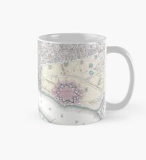 Vintage Map of Calcutta India (1842) Mug