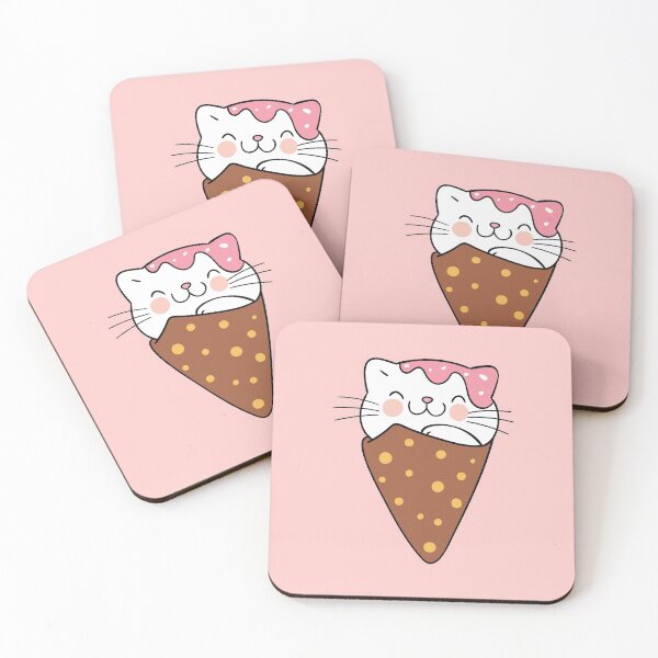 Item preview, Cute Cat Ice Cream designed and sold by dewi5.