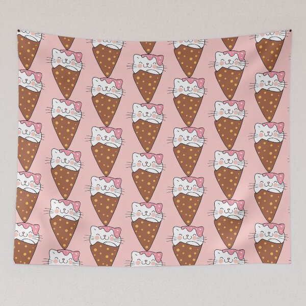 Item preview, Cute Cat Ice Cream designed and sold by dewi5.