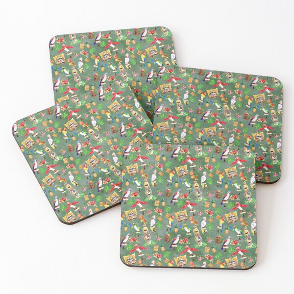 Item preview, Orange Bird & Tiki Friends designed and sold by Rainbows Galore.