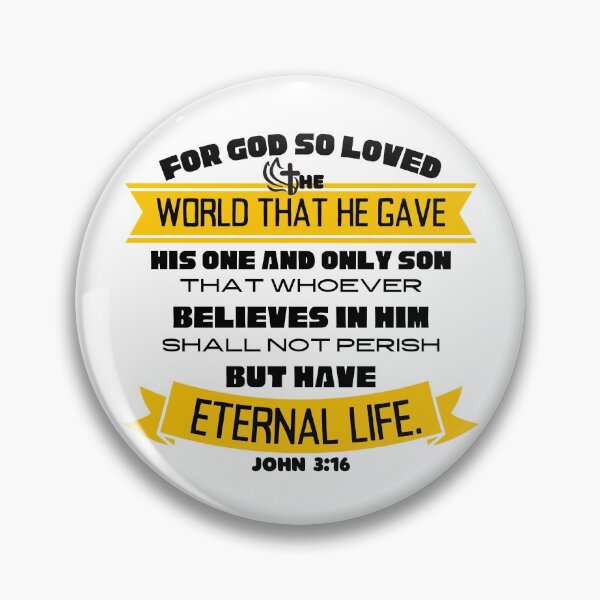 Item preview, God so Loved Us John 3:16 designed and sold by garmentoffaith.