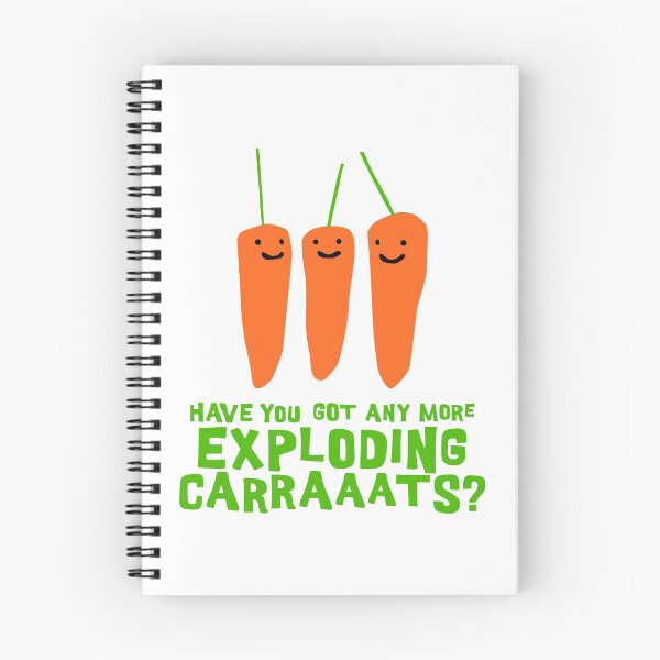 Item preview, Bottom Rik Mayall Have You Got Anymore Exploding Carrots Ade Edmonson designed and sold by ClemWear.