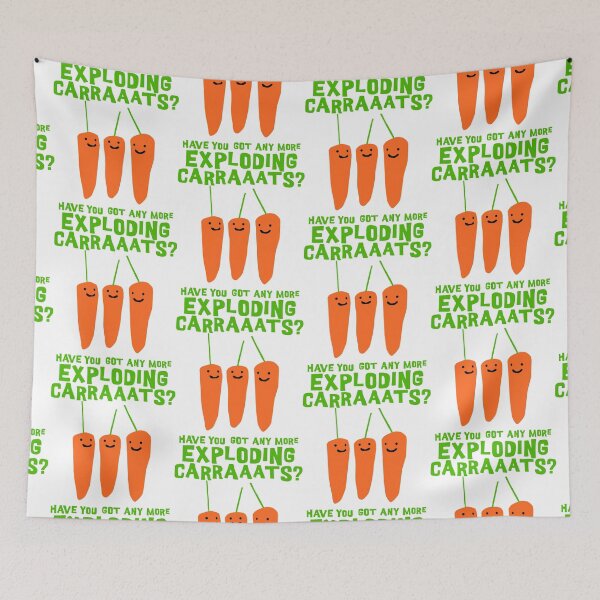 Item preview, Bottom Rik Mayall Have You Got Anymore Exploding Carrots Ade Edmonson designed and sold by ClemWear.