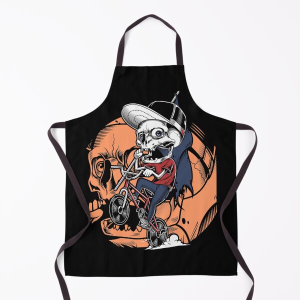 Item preview, Skull Riding BMX Bike Skeleton Bicycle Mountain Biker designed and sold by grinta2021.