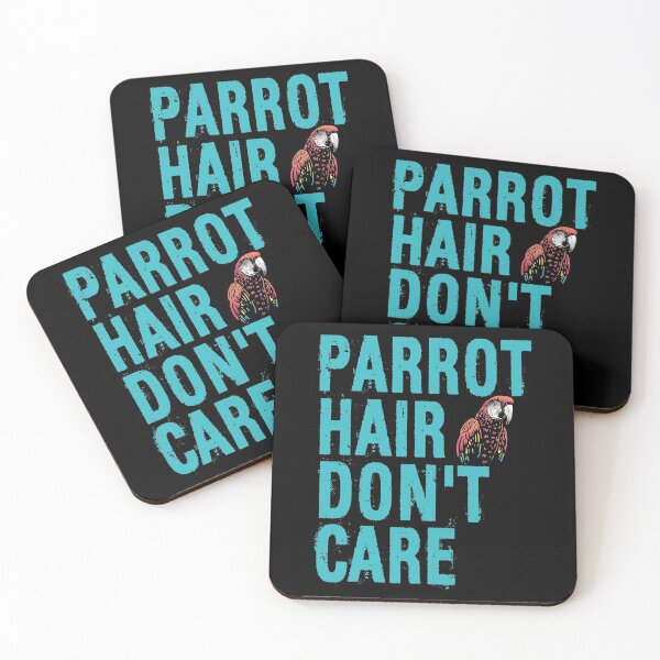 Item preview, Parrot Hair Don't Care Funny Saying designed and sold by Primroaddesigns.