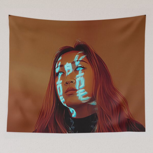 Item preview, Neon Cyberpunk Portrait designed and sold by KaremaJ.