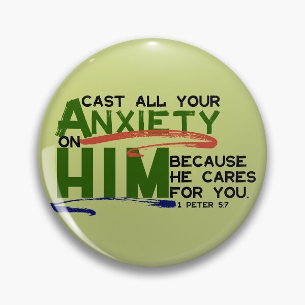 Item preview, 1 Peter 5:7 Cast all your Anxiety on Him  designed and sold by garmentoffaith.
