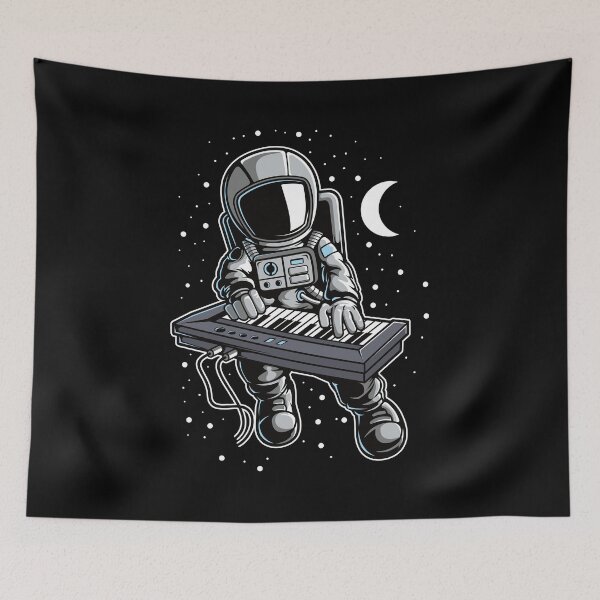 Item preview, Astronaut Keyboard Piano - Funny Outer Space Lovers designed and sold by Desteroids.