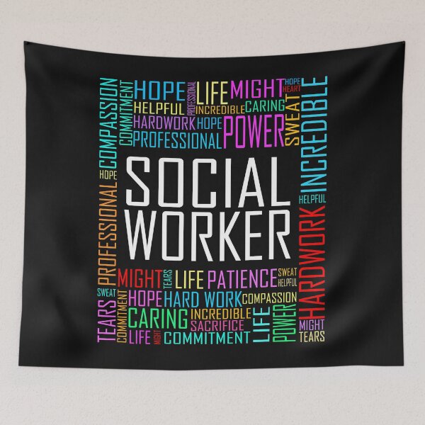 Item preview, Love Social Worker Hero - Charitable Social Work Matter designed and sold by thomash2.