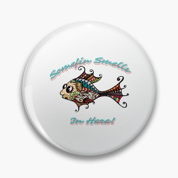 Item preview, Somefin Smells Fishy in Here! Funny Beach Saying designed and sold by Red-ElYoubi.