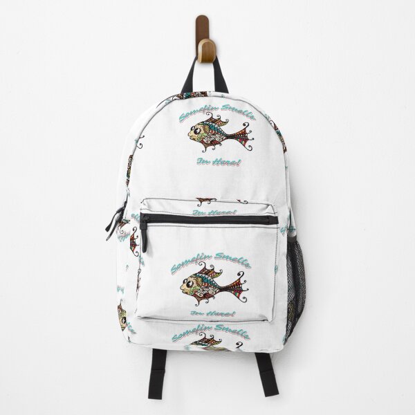 Item preview, Somefin Smells Fishy in Here! Funny Beach Saying designed and sold by Red-ElYoubi.